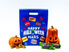 The candy company is restocking its free Trick-or-Treat candy wrapper recycling bags.