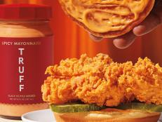 Truff’s truffle-infused spicy mayo is about to be slathered all over Popeyes’ famous chicken sandwich.