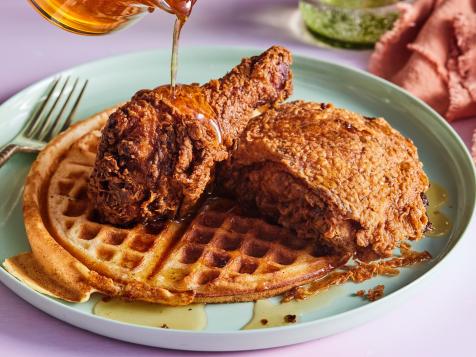 Chicken and Plantain Waffles