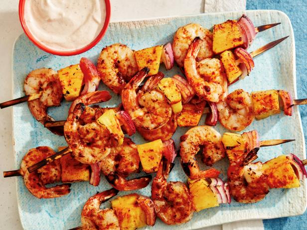 Shrimp Anticucho Skewers Recipe Food Network