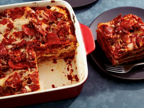 Blazy's Pepperoni Studded Lasagna