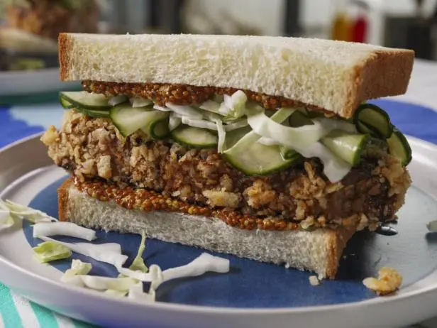 Katsu Inspired Meatloaf Sandwich Recipe Jeff Mauro Food Network