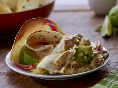 Beauty shot of Molly Yeh's Chicken Fajita Hotdish, as seen on Girl Meets Farm Season 14