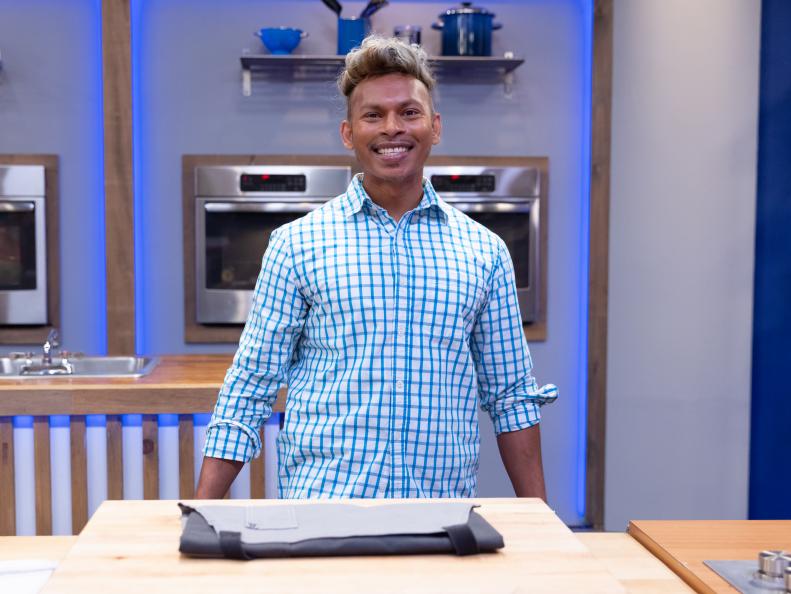 Recruit Avi Boodram, as seen on Worst Cooks in America, Season 27, Spoiled Rotten
