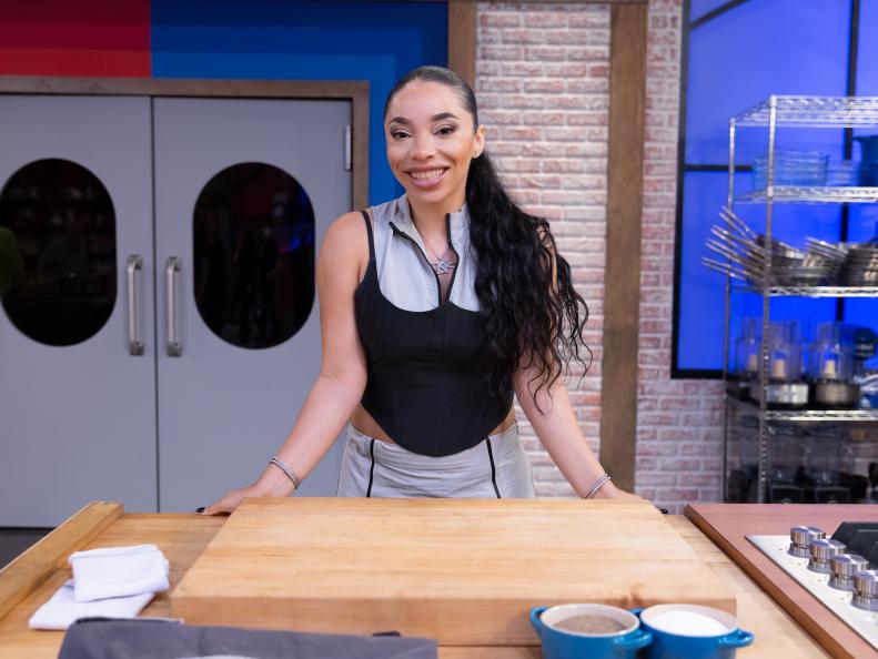 Recruit Ebie Wright, as seen on Worst Cooks in America, Season 27, Spoiled Rotten