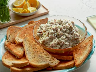 Beauty shot of Molly Yeh's Whitefish Dip, as seen on Girl Meets Farm Season 12.
