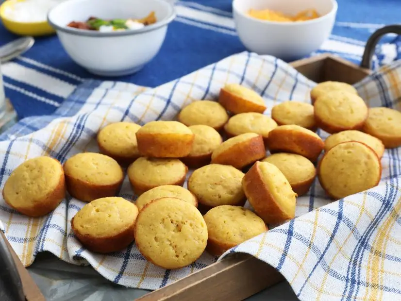 Miss Kardea Brown's Sweet Cornbread Mini Muffins, seen on Delicious Miss Brown, Season 8.
