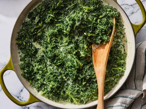 Garlicky Creamed Kale