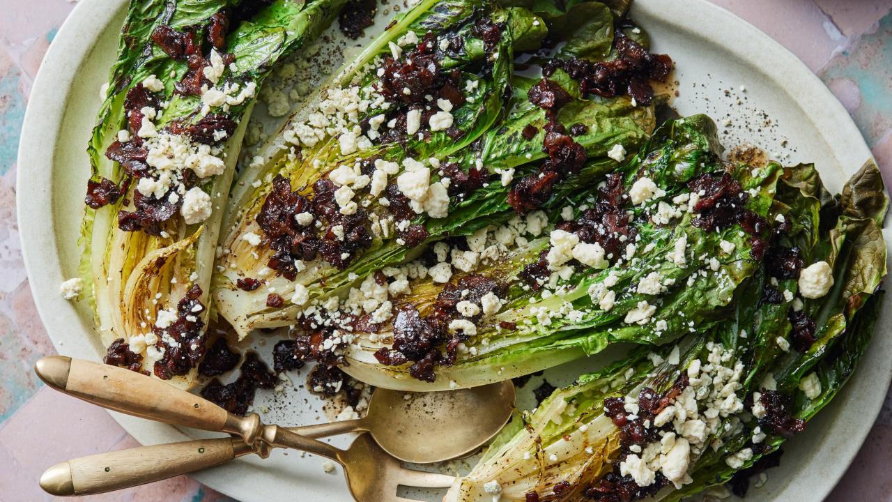 Blue Cheese Grilled Romaine