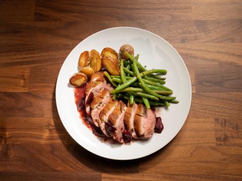 Seared Duck Breast with Port Wine Cherry Sauce