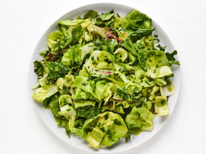 MIXED GREENS WITH SESAME DRESSING. Salad.