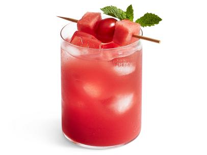 Tomato-Watermelon Cocktail. Vodka cocktail.