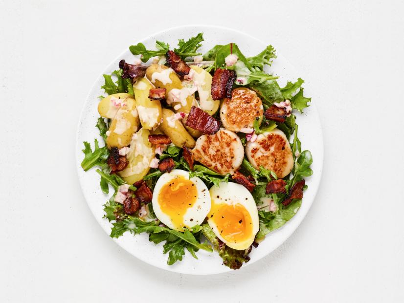 Scallop and Bacon Salad.