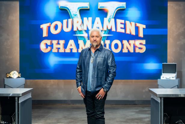 Host Guy Fieri, as seen on Tournament of Champions, Season 5.