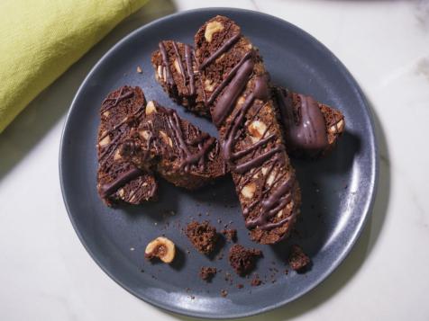 Double Chocolate Hazelnut Biscotti