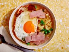 A quintessential Hong Kong dish, macaroni soup is often eaten for breakfast in the city’s iconic cha chaan tengs, diner-like restaurants that serve uniquely local takes on Western food.