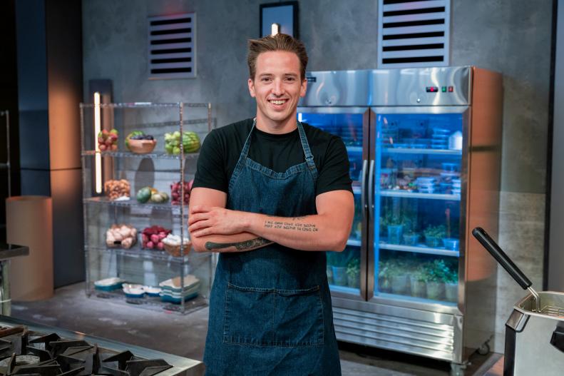 Contestant Camille Le Caer, portrait, as seen on 24 in 24: Last Chef Standing, Season 1.