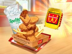 The fictional version of the fast food chain has appeared in many films and series. The real-life version will be serving up "WcNuggets" and a limited-edition Savory Chili WcDonald’s Sauce.