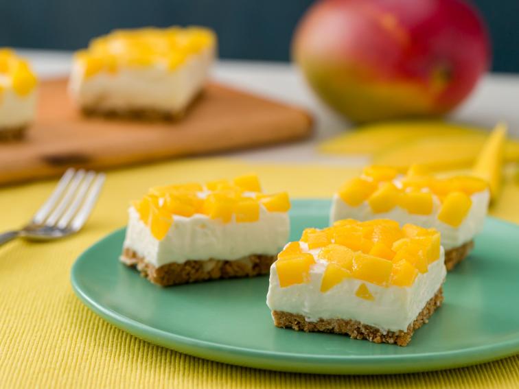 No Bake Mango Cheesecake Bars Recipe Wanna Make This Food Network