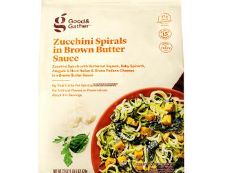 Good & Gather Zucchini Spirals in Brown Butter Sauce.