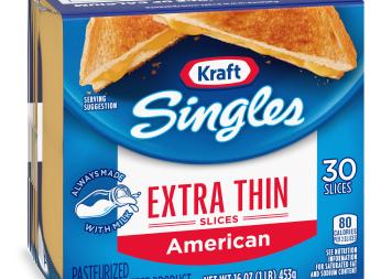 Kraft Singles Extra Thin.
