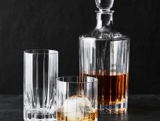Make a statement on your bar cart with one of these stunning whiskey decanters.
