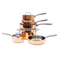 BergHOFF Vintage Copper 10Pc Tri-Ply Cookware Set