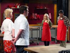 Find out which recruit was sent home from the Red Team in Episode 4 of Food Network's Worst Cooks in America.