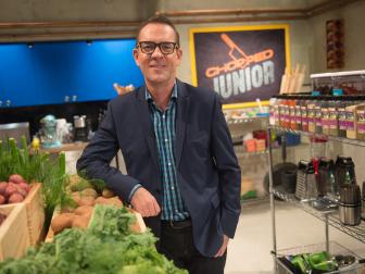 Host Ted Allen as seen on Food Network's Chopped Junior, Season 1.