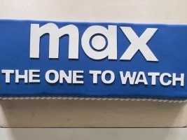 Max Logo Cake