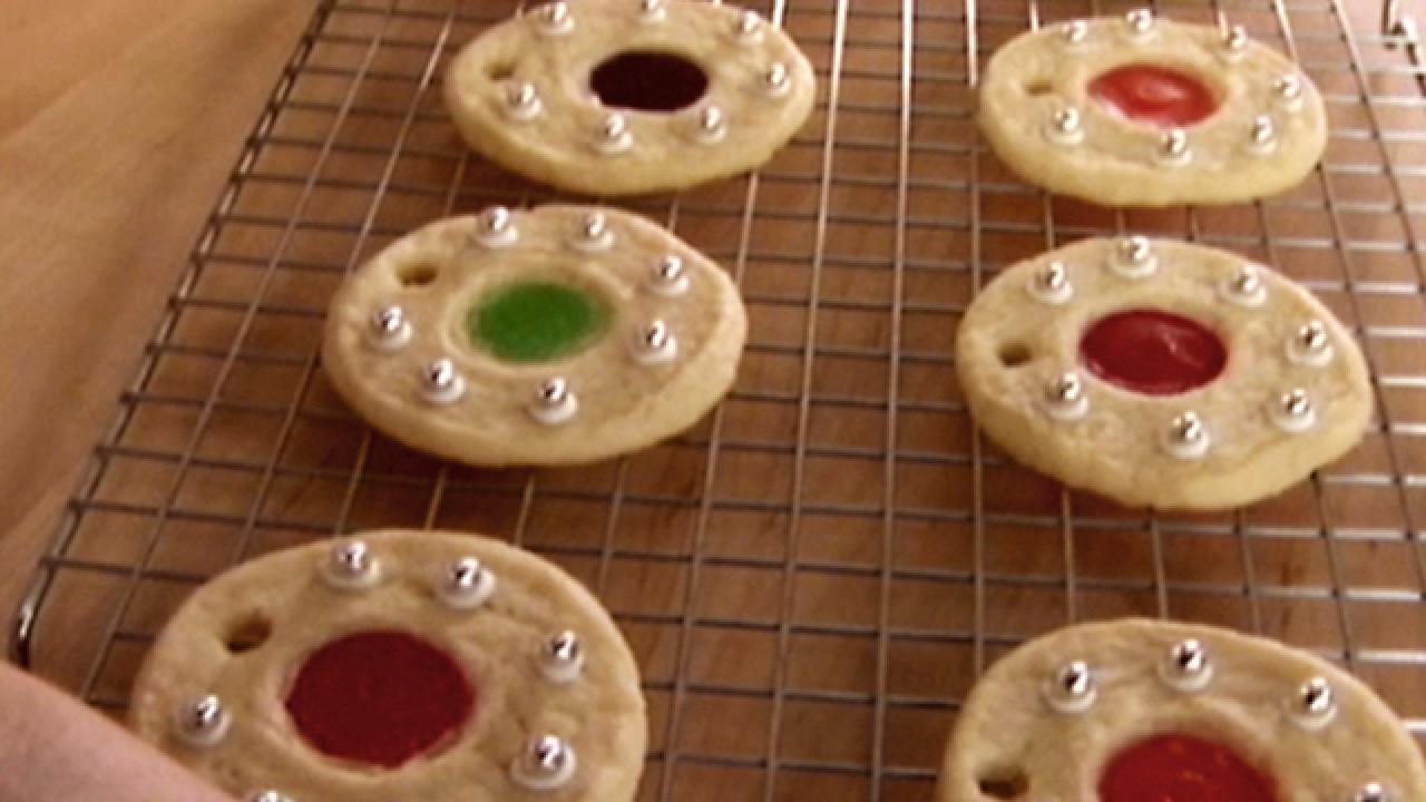Stained-Glass Wreath Cookies