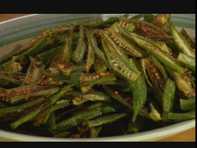 okra fried recipe deep recipes food deen paula