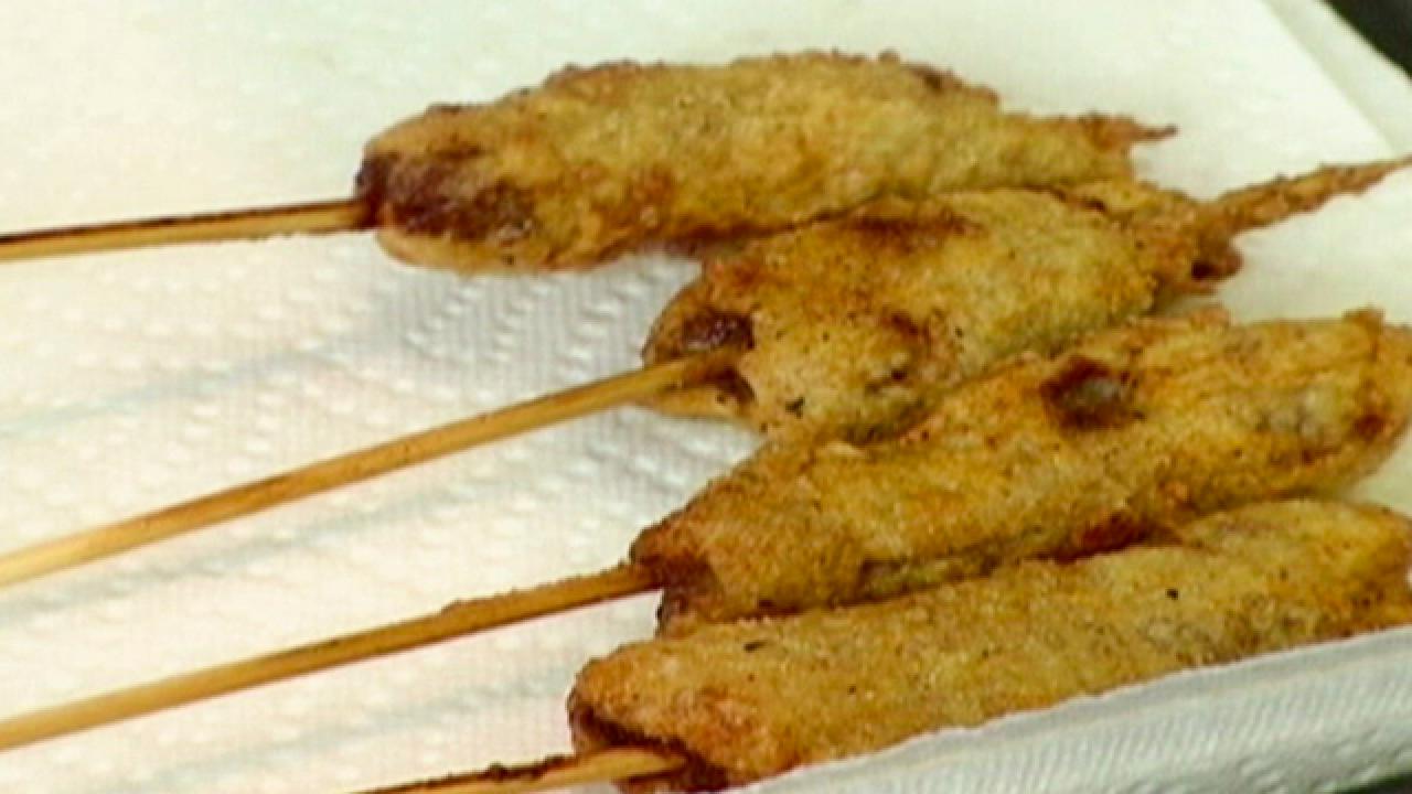 Chicken-Fried Steak on a Stick