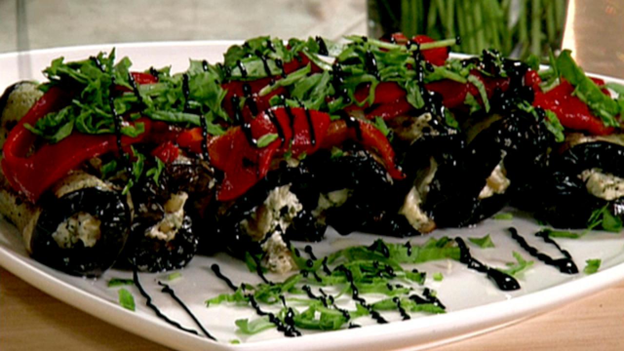Grilled Eggplant Roulade