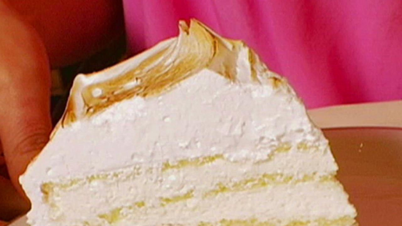 Vanilla Cream Meringue Cake