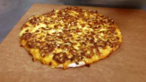 Cheesy Pretzel Pizza
