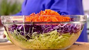Ina's Blue Cheese Coleslaw