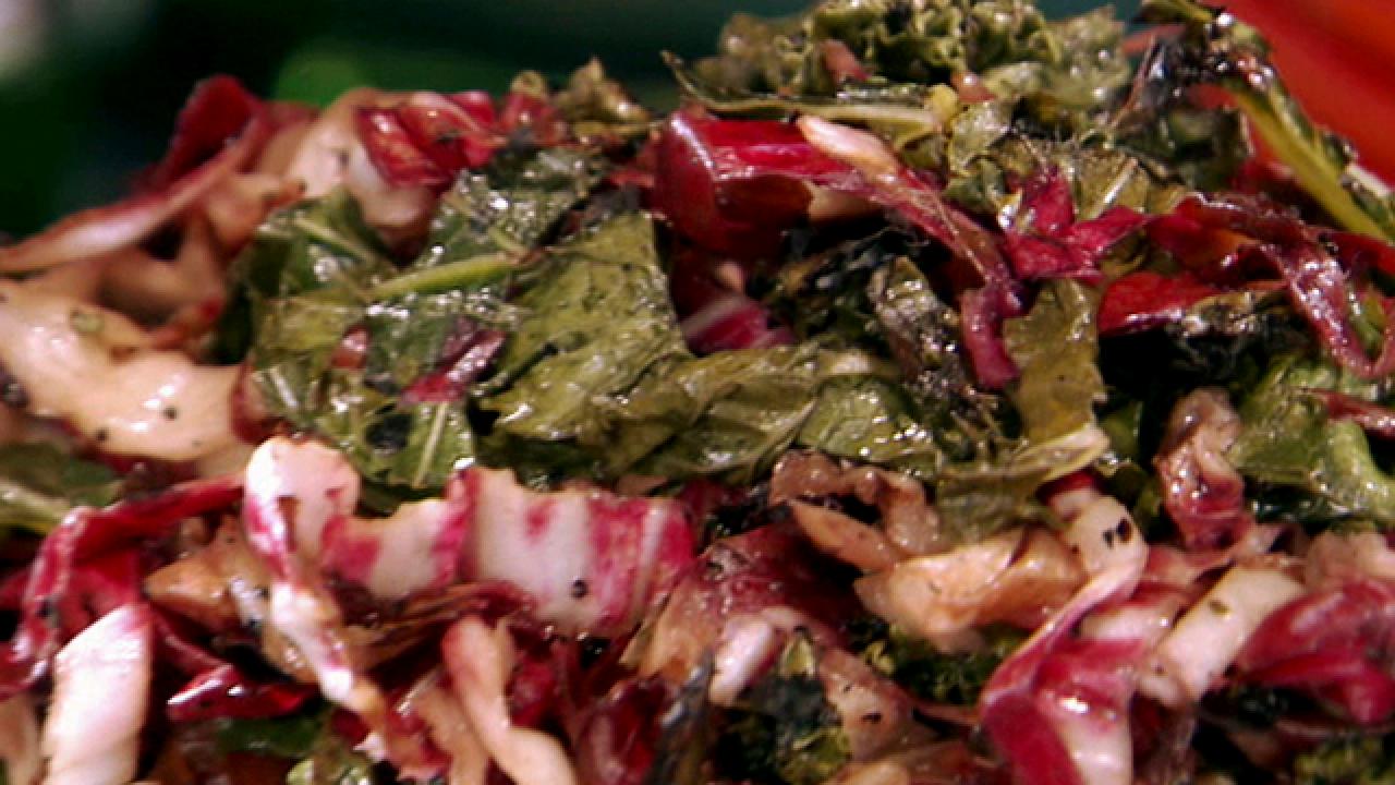 Radicchio-Kale "Sauerkraut"
