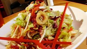 Crispy Calamari Salad