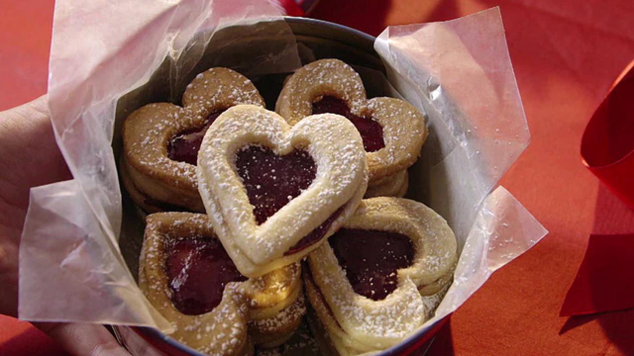 Jam-Filled Heart Cookies