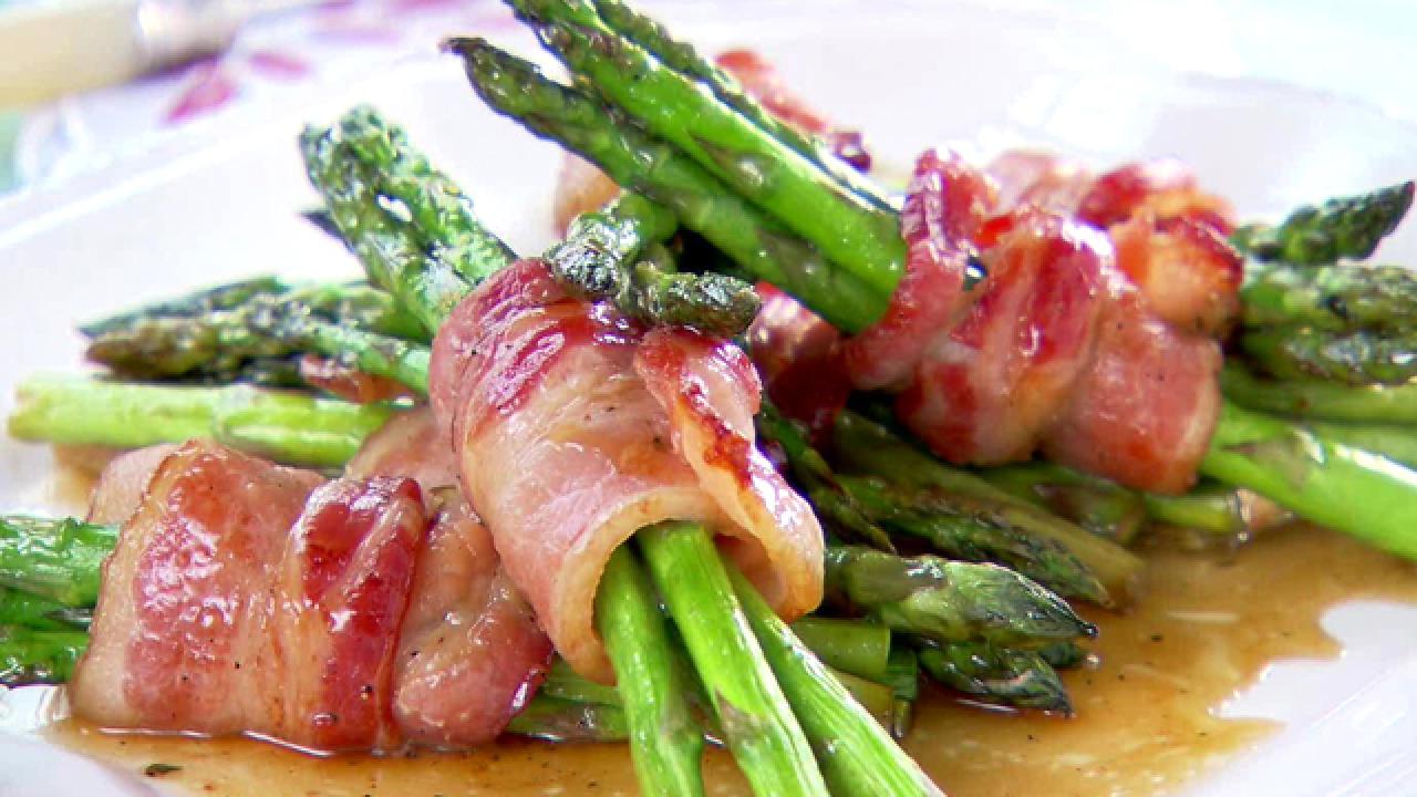 Asparagus-Bacon Bundles