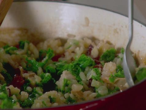 Risotto With Bacon and Kale