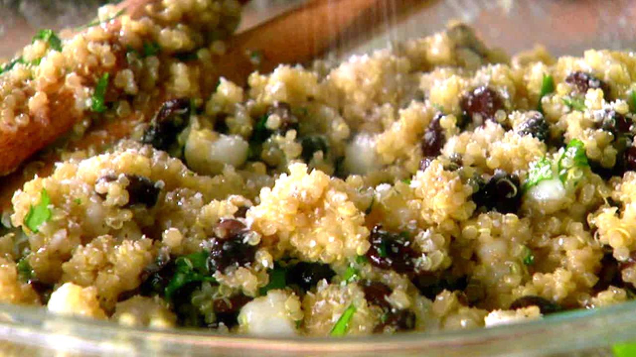 Beans and Hominy With Quinoa