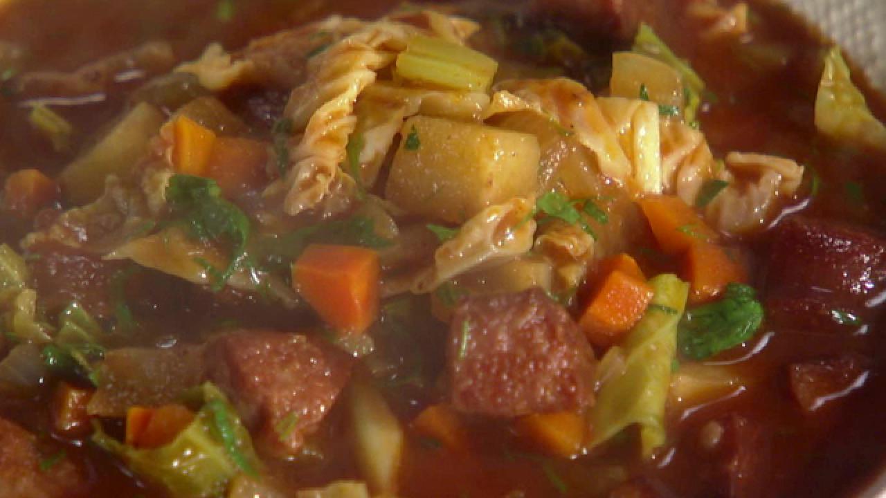 Kielbasa-Potato-Cabbage Soup