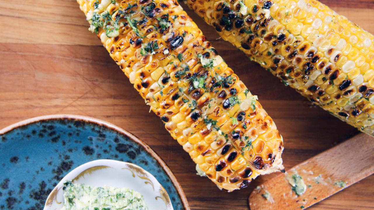 Herb-Buttered Corn on the Cob
