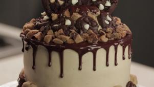 Chocolate Cookie Dough Cake
