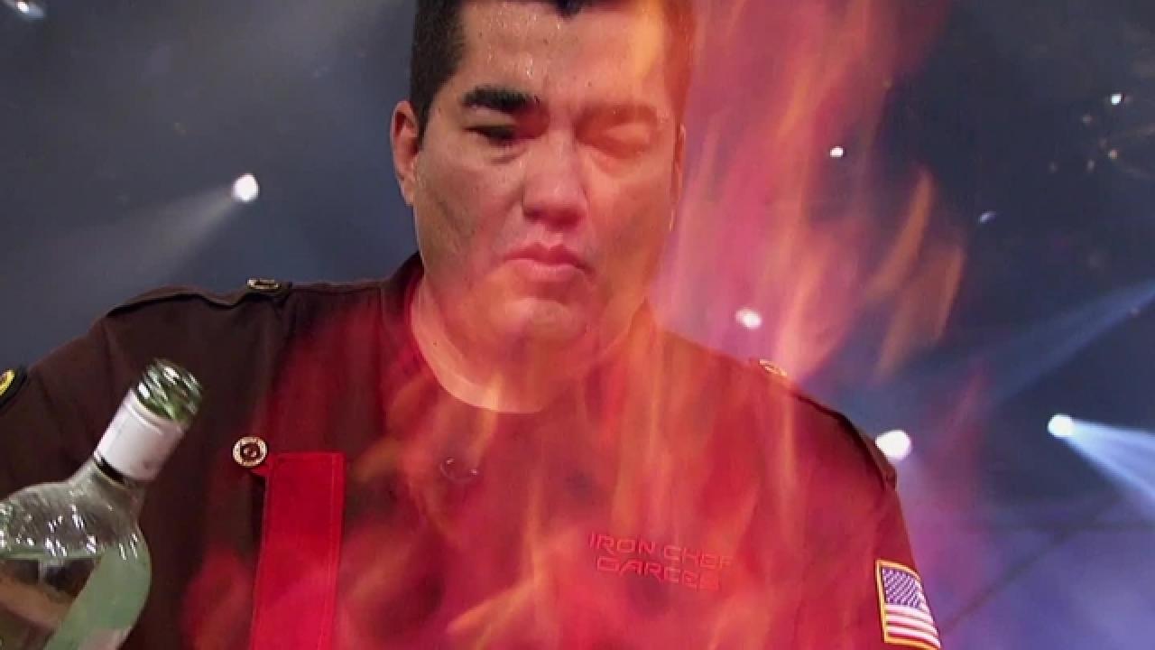 Playing with Fire on Iron Chef America