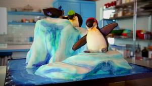 A Magnetic Penguin Cake