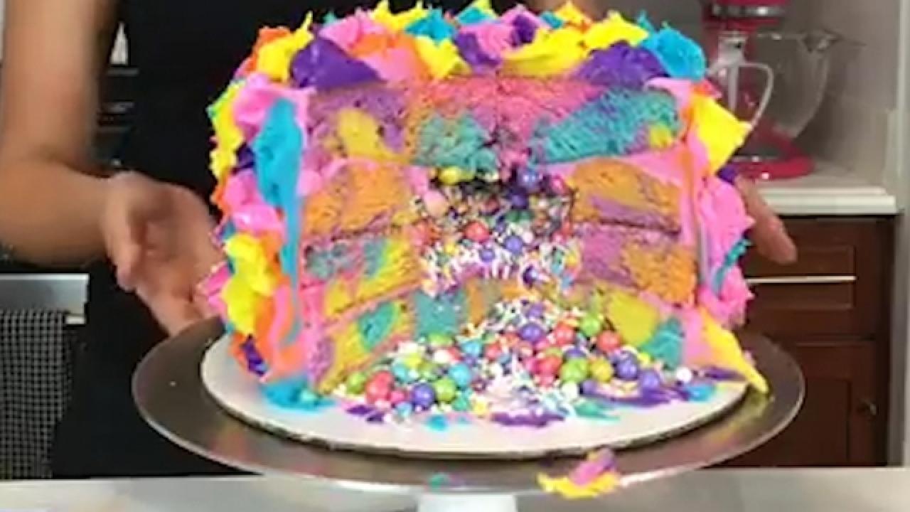 Pinata-Inspired Cake