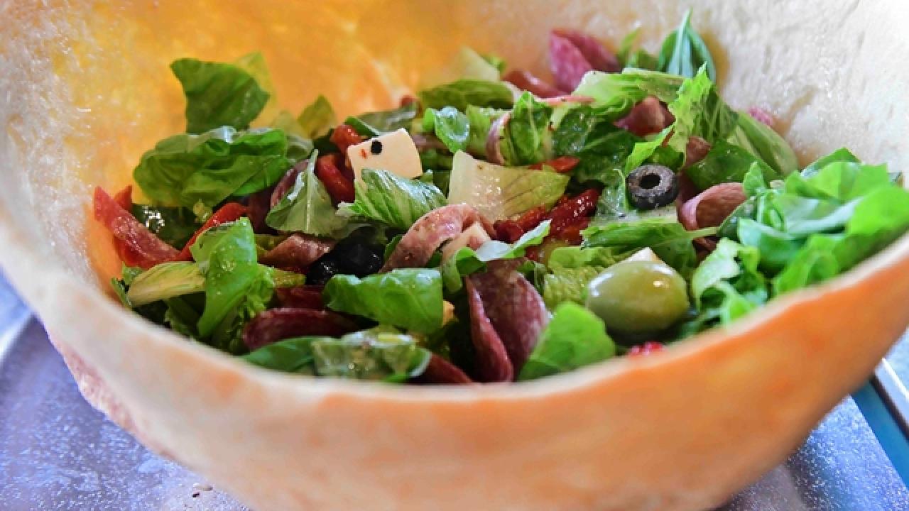 Pizza Dough Salad Bowl